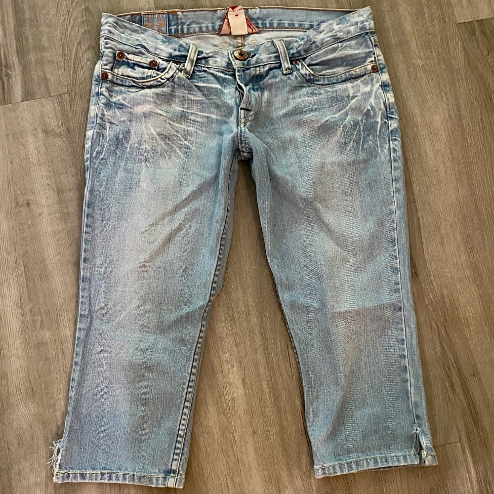 LUCKY BRAND MACI DREAM Crop Knee Length 6 EUC!